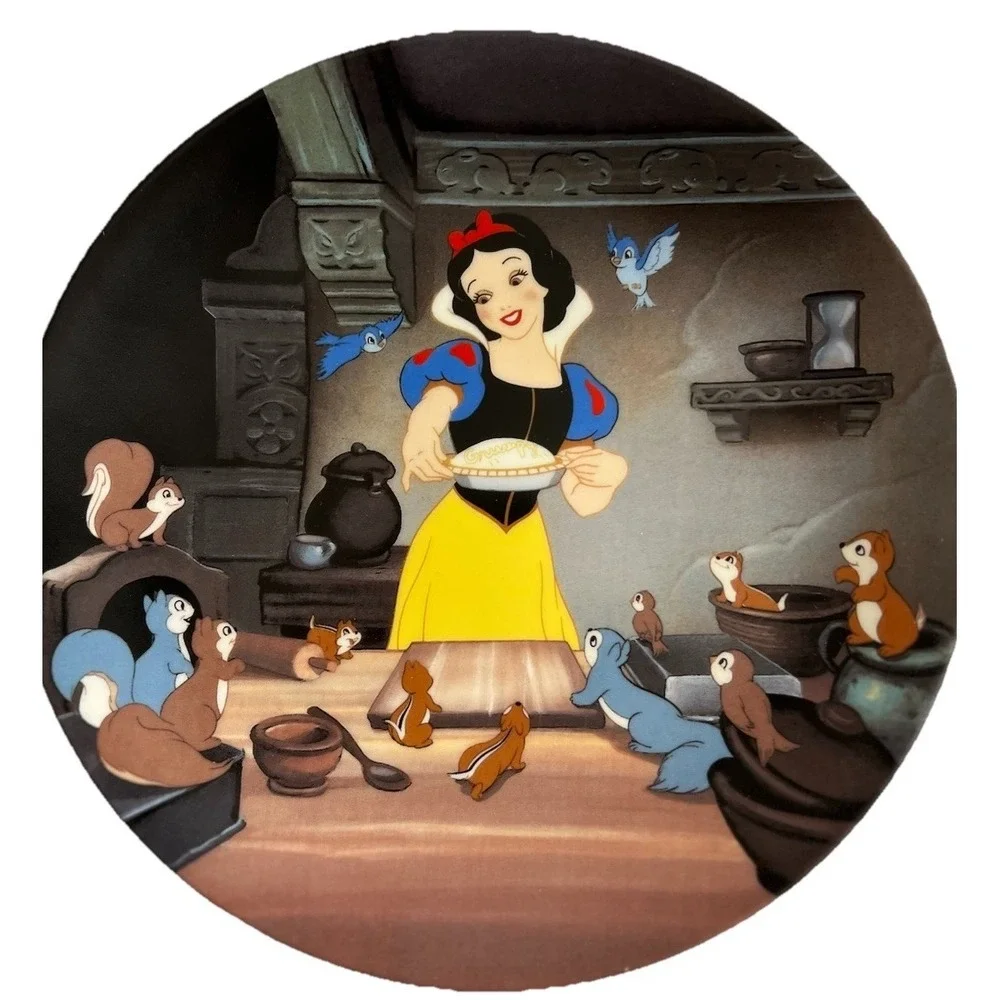 Disney‎ Snow White A Special Treat Knowles Collector Plate W/ Box COA 1980s